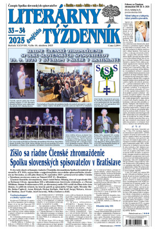 Literárny týždenník 33 – 34/2025
